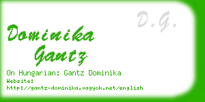 dominika gantz business card